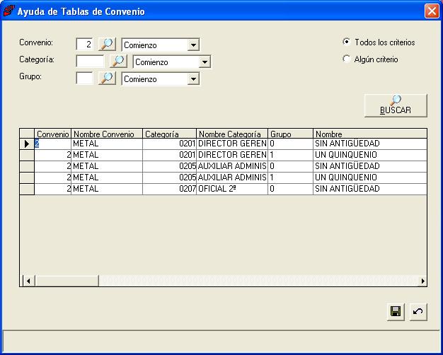 Ayuda Tablas de Convenio