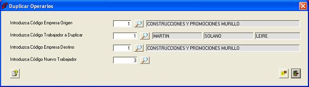 Duplicar Operarios